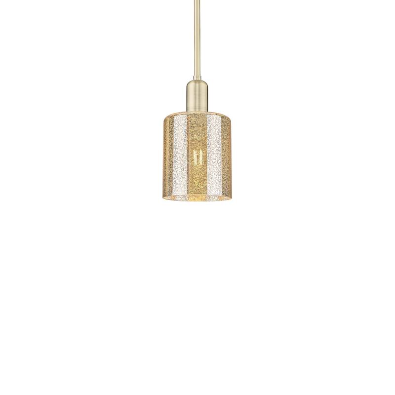 Innovations Lighting 716-1S-10-5 Cobbleskill Pendant Cobbleskill 5" - Antique Brass / Mercury