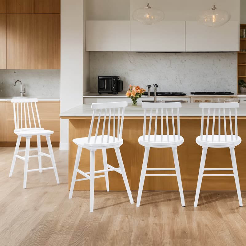 Farmhouse 24" Spindle Wood Counter Stools