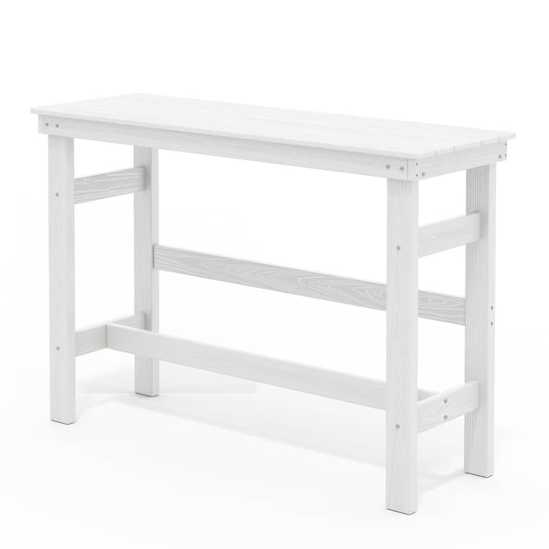 40-inch Outdoor Patio HDPE Pub Bar Table, Balcony Table