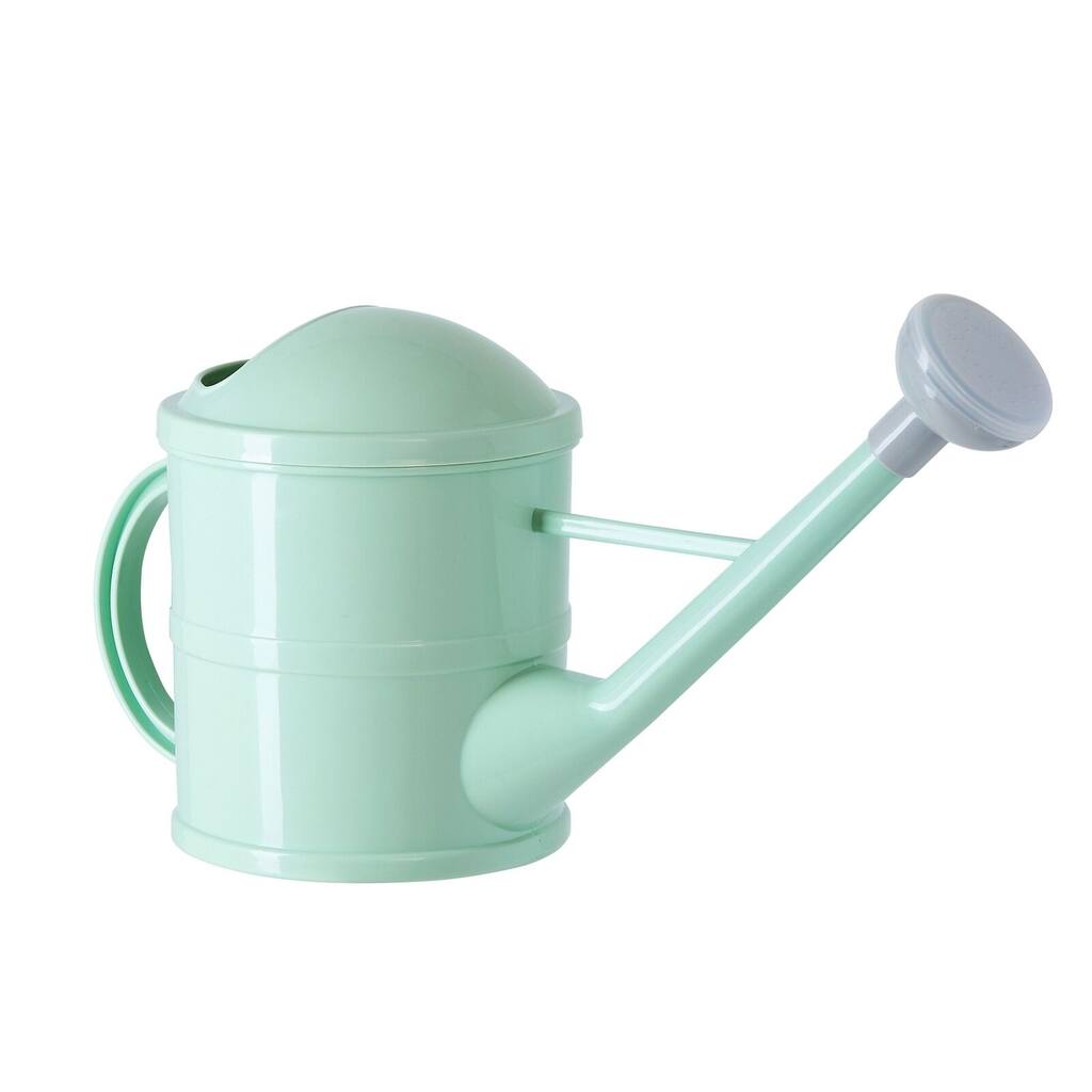 Mint Green Small Plastic Watering Can with Sprinkler Head