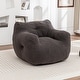 preview thumbnail 2 of 26, Bean Bag Chair, Bean Bag Sofa Chair with Armrests Stuffed High-Density Foam
