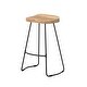 preview thumbnail 57 of 72, MH London Romboss Handmade Mango Wood Saddle Seat Stool