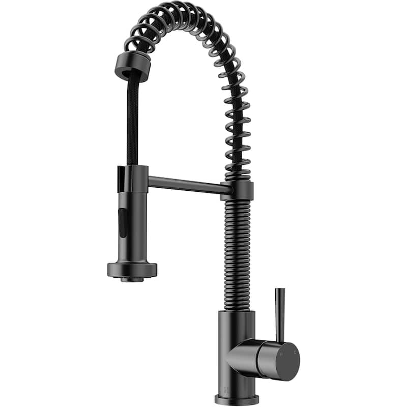 VIGO Edison 19" H Single Handle Pull-Down Sprayer Kitchen Faucet
