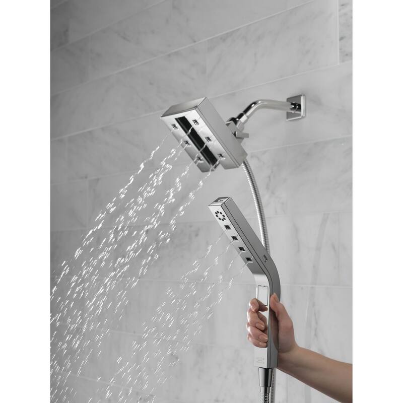 Delta In2ition 2.5 GPM Multi Function Shower Head with H2Okinetic and