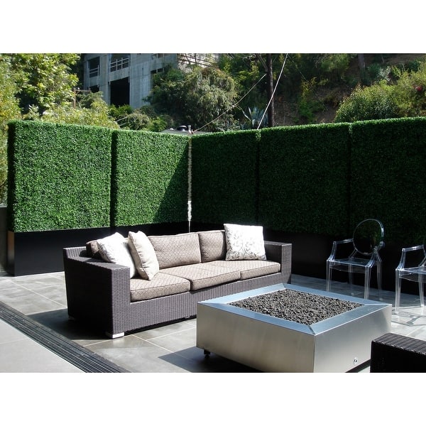 40 in x 120 in Artificial Boxwood Roll Panels for Outdoor Use - 1 Roll