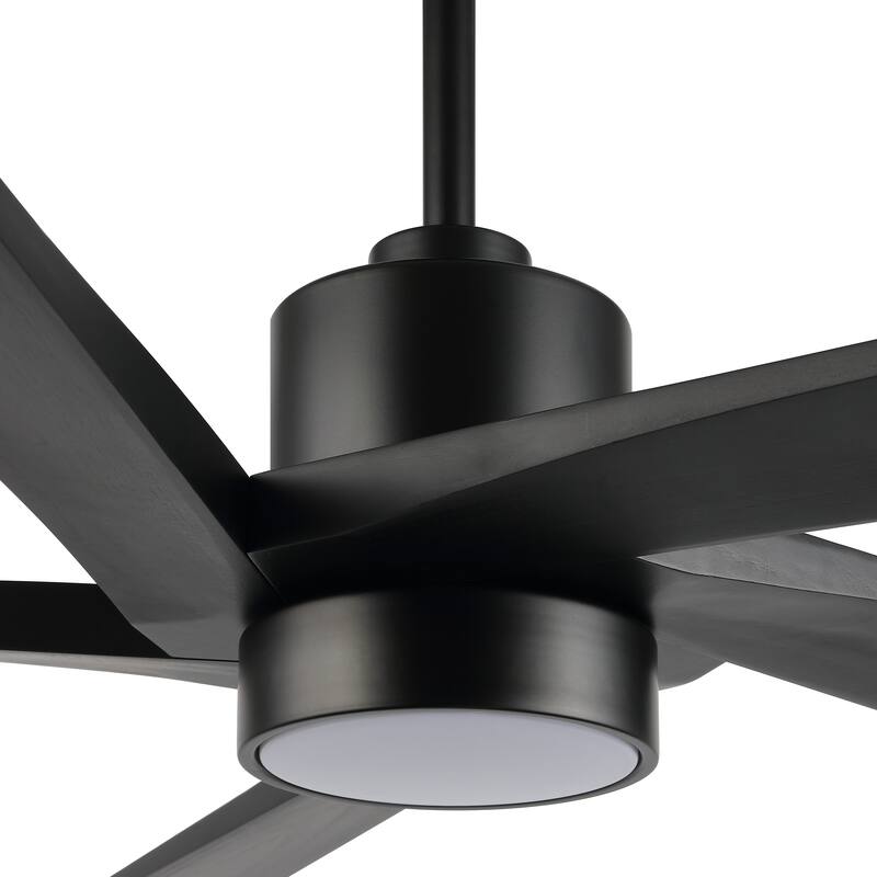 WINGBO 72" Ceiling Fan with Lights, 5 Reversible Blades, Ultra Quiet 6-Speed DC Motor...