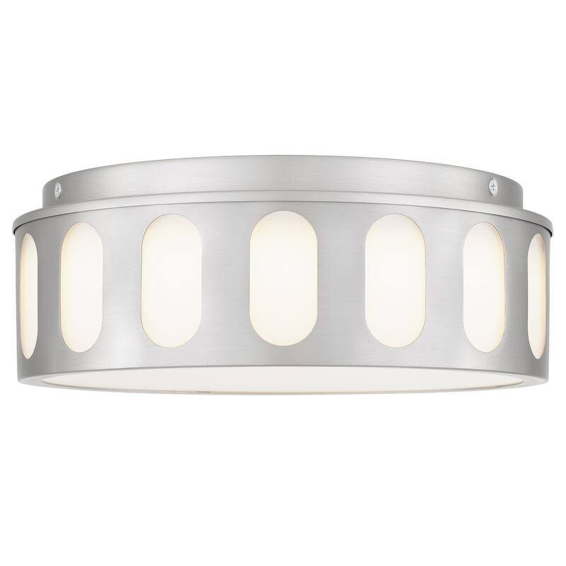 Bantom 11" Brushed Nickel LED Flush Mount Ceiling Light