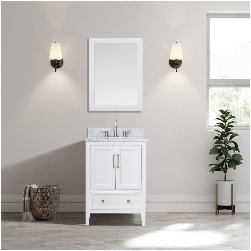 Avanity EVERETTE-VS25-WT-C Everette 24" Free Standing Single Basin