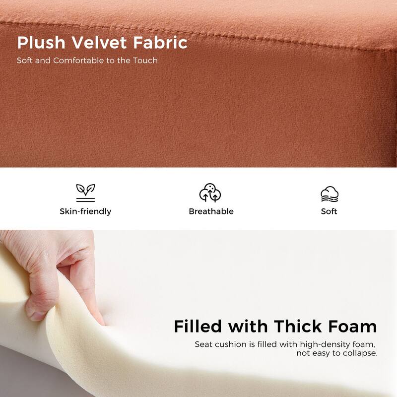 Robert Modern Upholstered Flip Top Storage Bench with Two Pillows by HULALA HOME