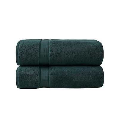Ultra-Soft One hundred percent Cotton Absorbent Towel Set 34x68" - 2PK
