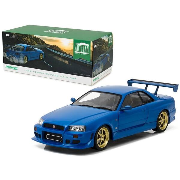 Shop 1999 Nissan Skyline Gt R R34 Bayside Blue 1 18 Diecast