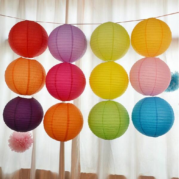 Shop Festival Paper Lantern Lamp String Lighting Decor Christmas