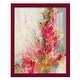 preview thumbnail 61 of 138, Flip Side -Framed Print w/glass-Cherry Red 12x15 - Red