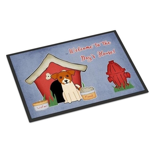 Carolines Treasures BB2862JMAT Dog House Collection Jack Russell Terrier Indoor or Outdoor Mat 24 x 0.25 x 36 in.