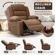 preview thumbnail 11 of 19, Widen Recliner Chair for Adults, Heavy Duty 350Lb Manual Large Lounge Chairs
