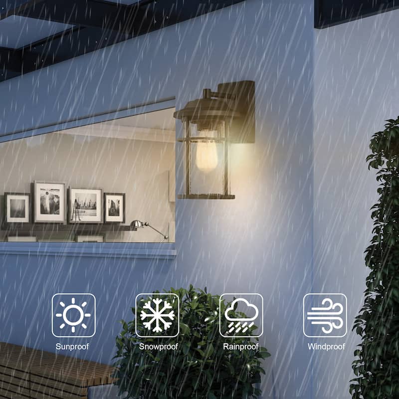 1-Light Outdoor Wall Mount Light Fixture