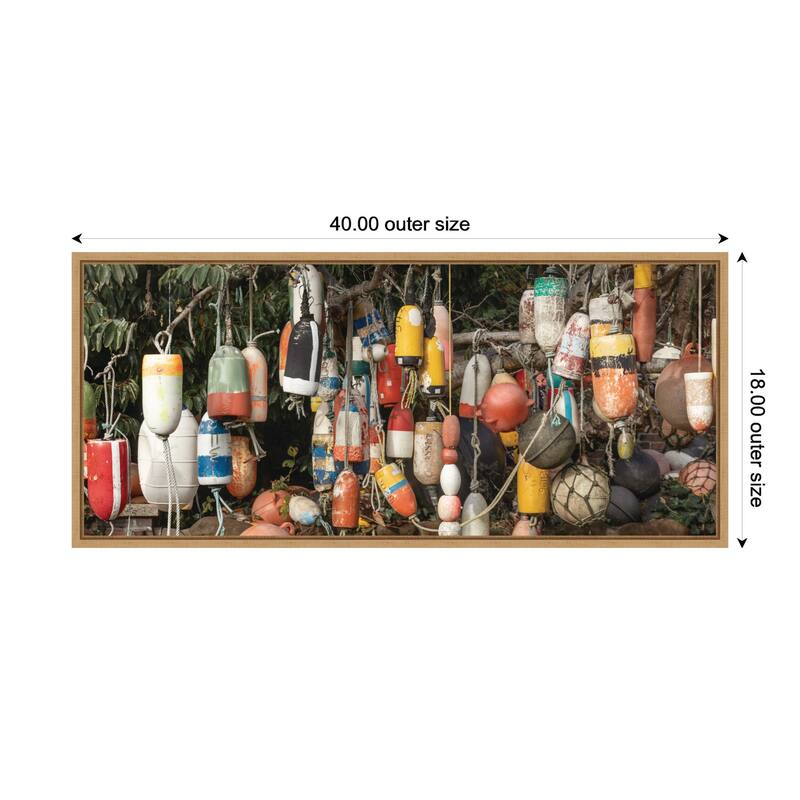 Kate and Laurel Buoys by Emiko and Mark Franzen F2 Images Framed Canvas Wall Art Print