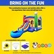 preview thumbnail 3 of 3, Pogo Bounce House Crossover Bounce House with Slide and Splash Pool, Deluxe Sports