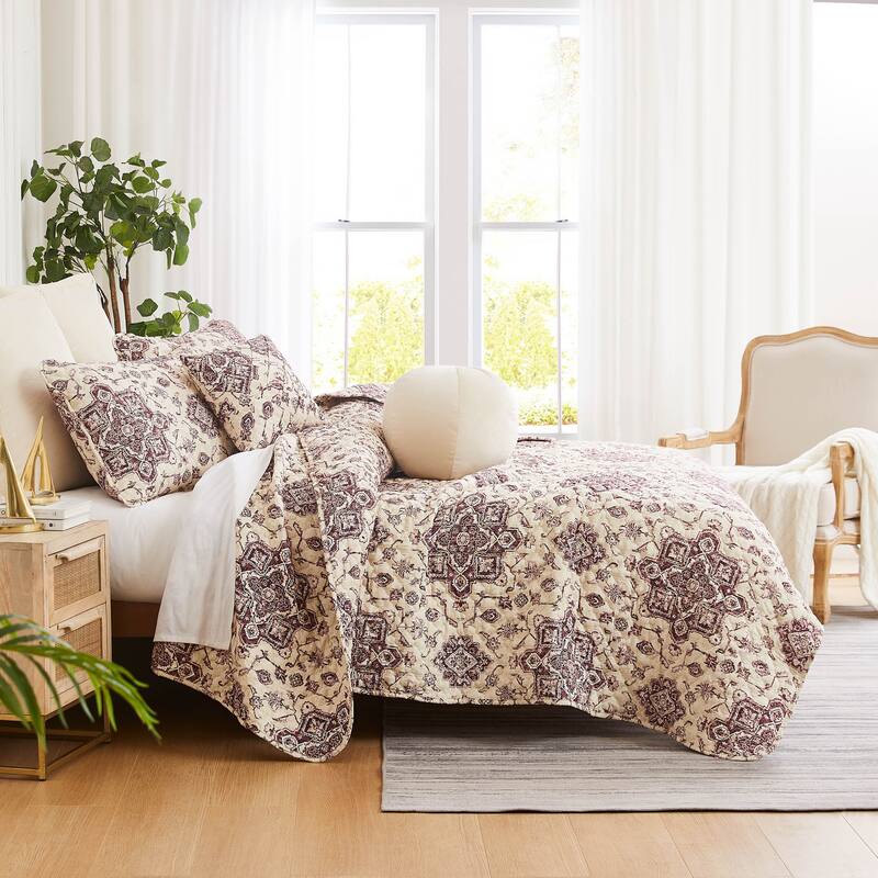 Persia 7-Piece Oversized Quilt Bedding Set