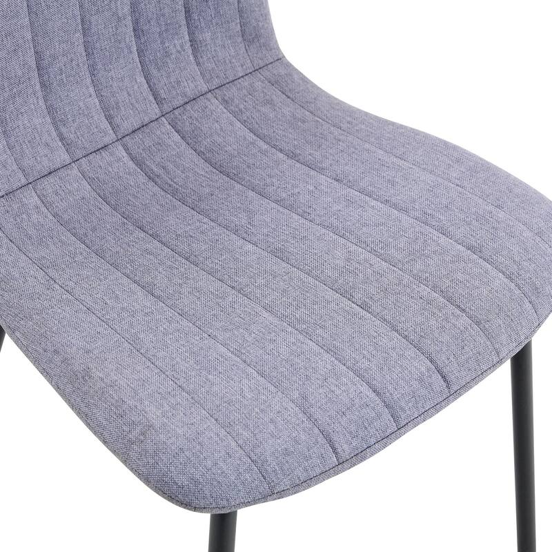 Luxury Minimalist Chairs-A Set Of 4 High Quality Dining Chairs.The Integral Metal Leg Structure