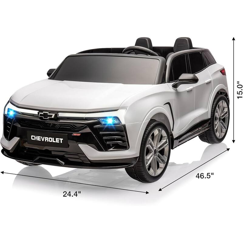 24V Kids Ride on Car 2 Seater, Licensed Chevrolet Blazer Battery Powered Electric Vehicles Car