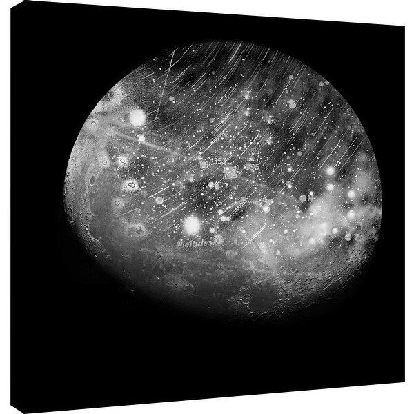 PTM Images 9-101229 PTM Canvas Collection 12" x 12" - "Abstract Moon Phase 8" Giclee Maps Art Print on Canvas