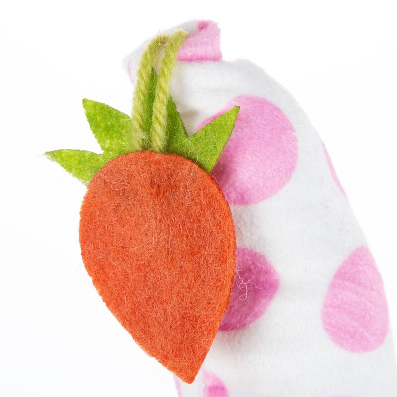 26.7 Pre Lit Plush Easter Gomes Set of 2