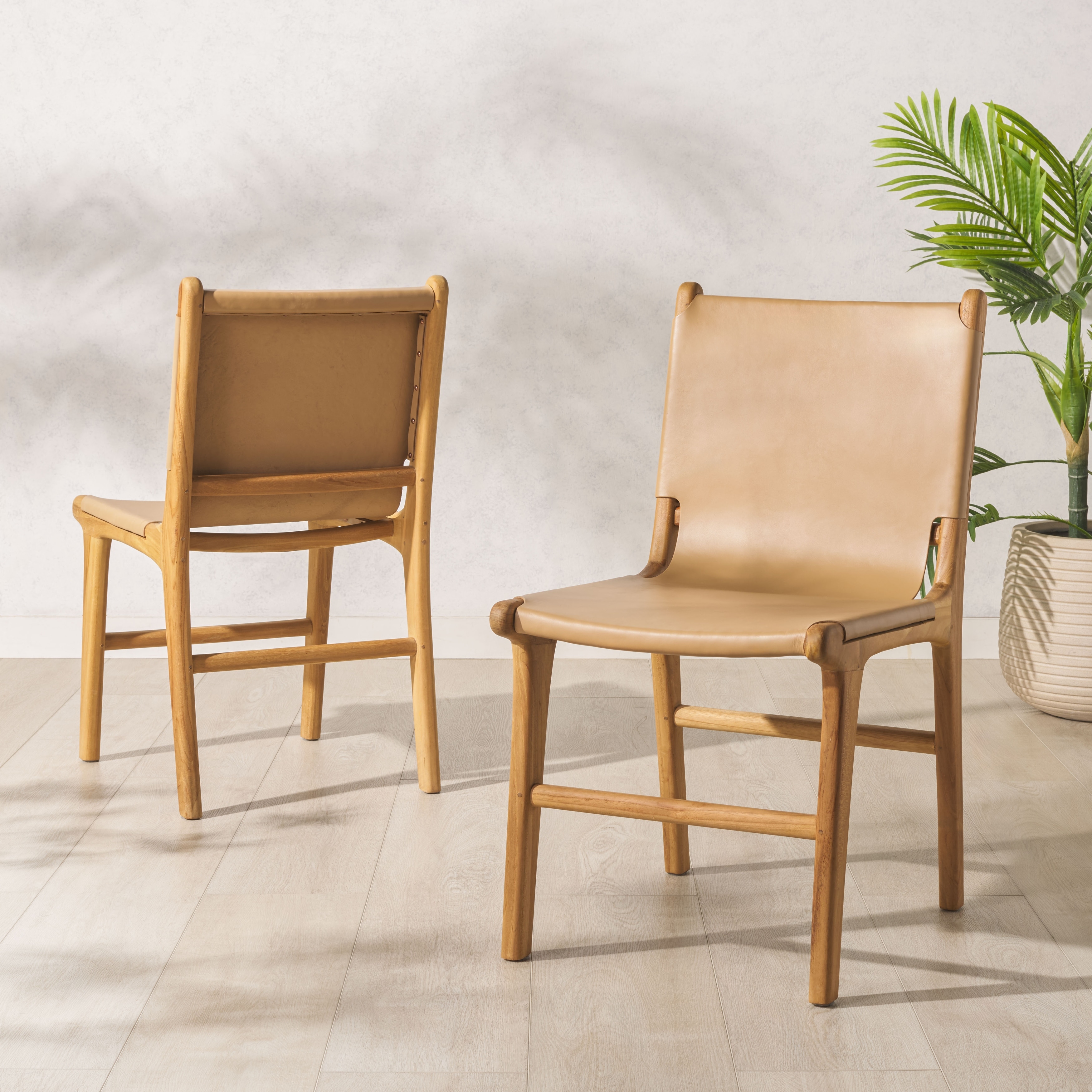 SAFAVIEH Cassaphina Dining Chair Set of 2, Fully Assembled - 18"W x 23"D x 34"H