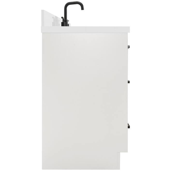 Ariel K67WQRVO Kelly 67" Free Standing Single Basin Vanity Set with