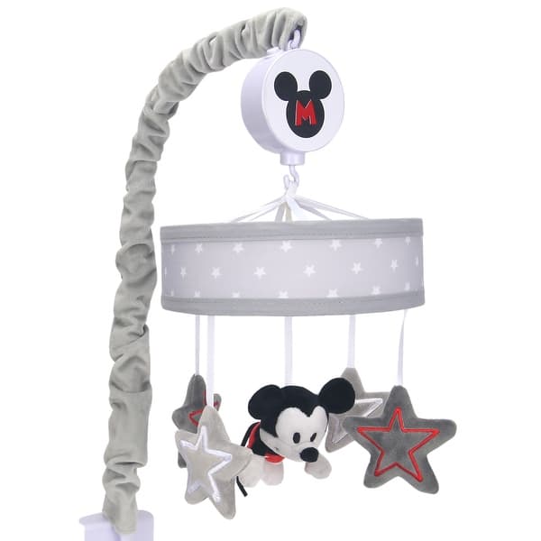 slide 2 of 6, Lambs & Ivy Disney Baby Magical Mickey Mouse Musical Baby Crib Mobile - Gray