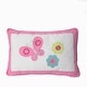 preview thumbnail 1 of 0, Butterfly Flower Pink Rectangular Decorative Throw Pillow