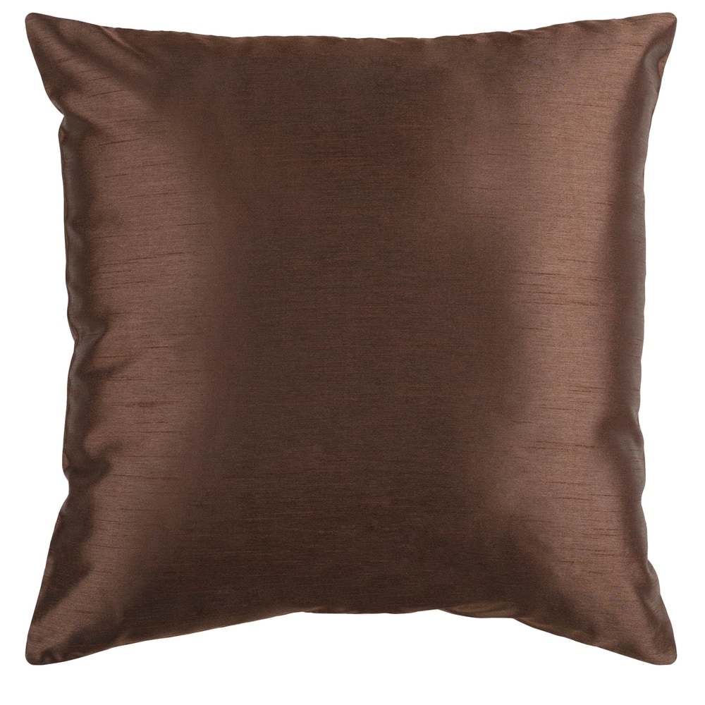 Artistic Weavers Chic 22-inch Square Silky Decorative Pillow Cover with Poly Insert