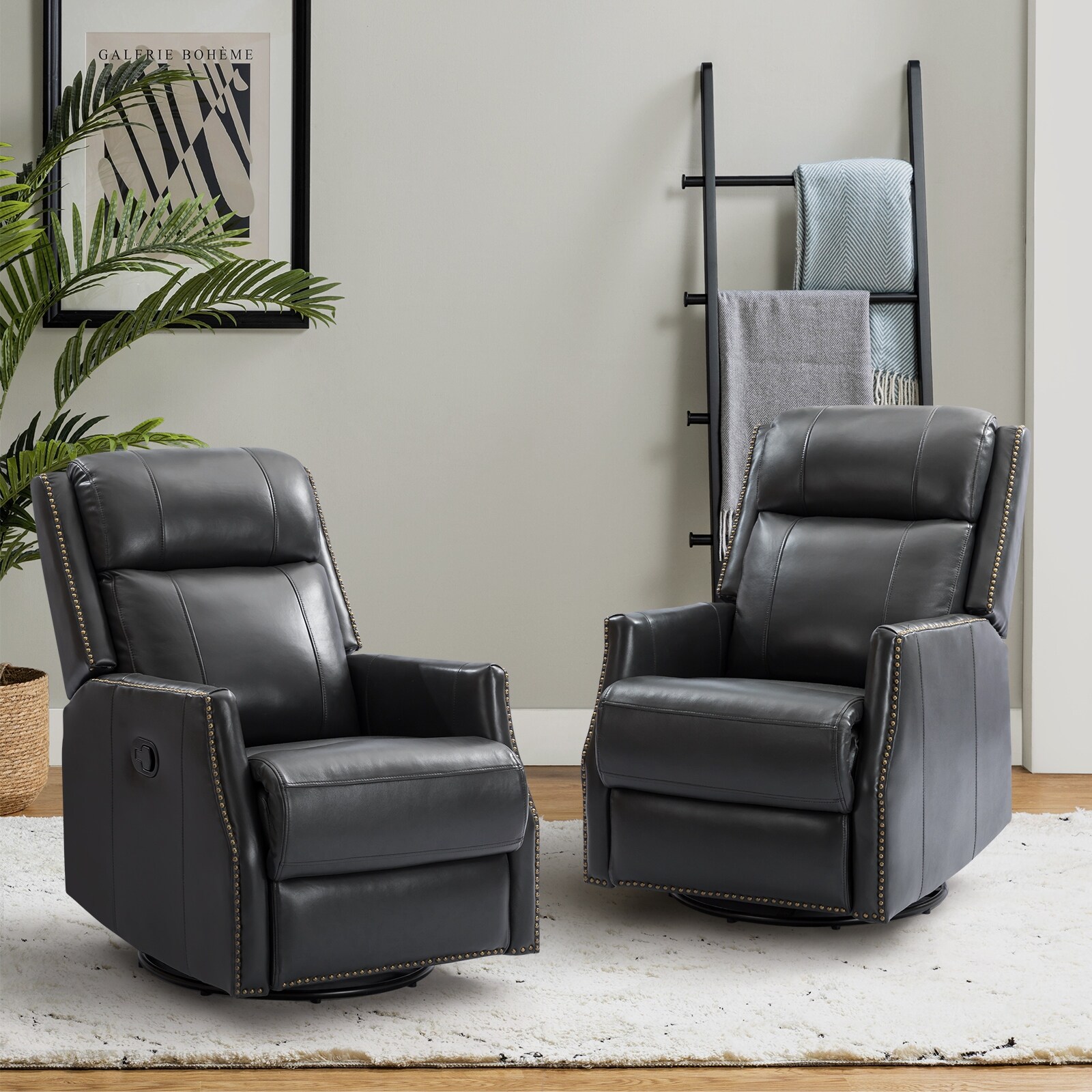 Leather nursery recliner deals