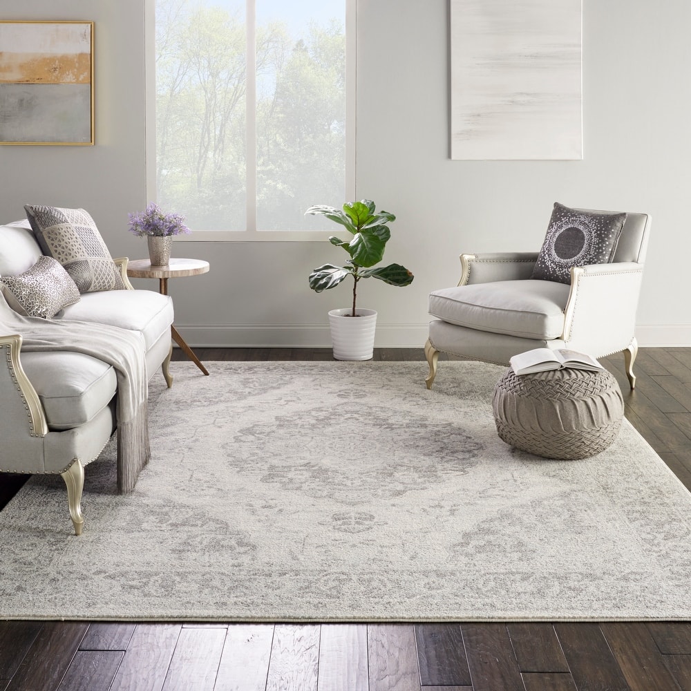 The Gray Barn Jodell Vintage Medallion Area Rug