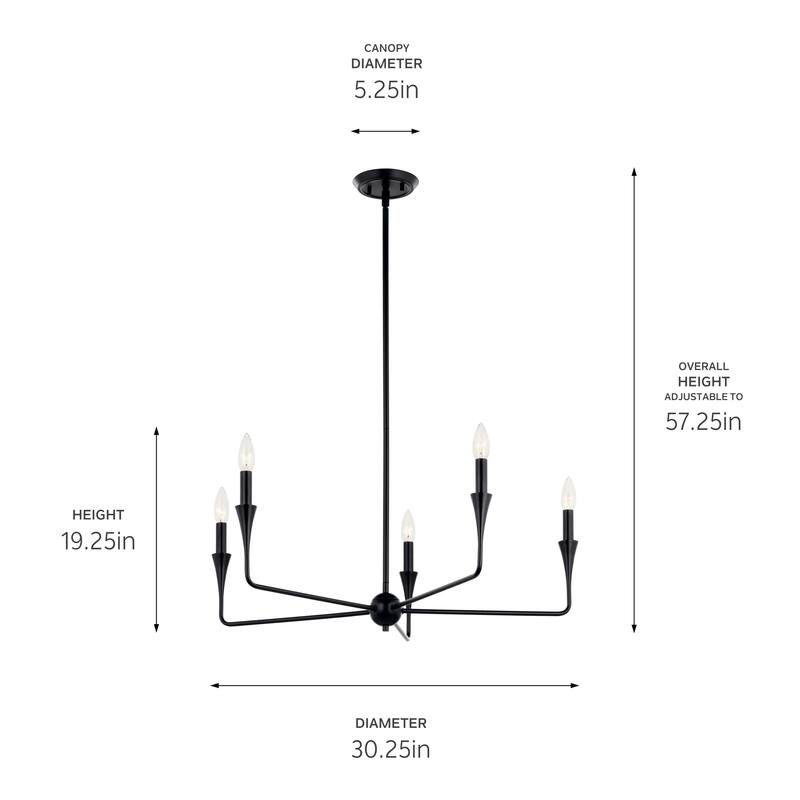 Kichler Lighting Alvaro Candle Chandelier