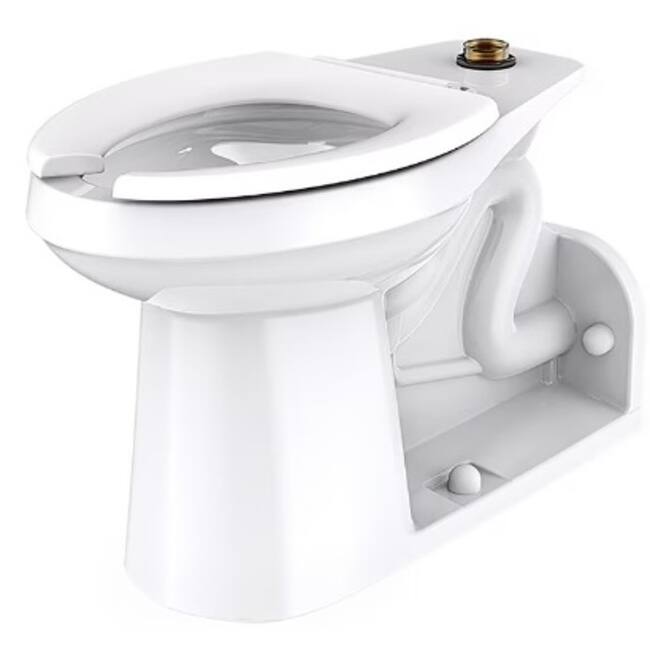 Gerber G0025878 North Point 1.1 / 1.28 / 1.6 GPF Elongated ErgoHeight - White