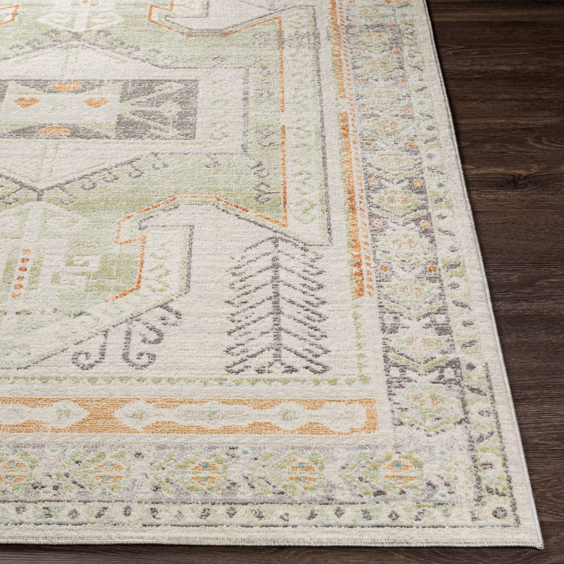 Livabliss Ananya Indoor/ Outdoor Tribal Medallion Area Rug