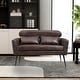 preview thumbnail 3 of 36, Loveseat, Lounge Sofa, Double Seat Removable Headrest with 2 Pillows