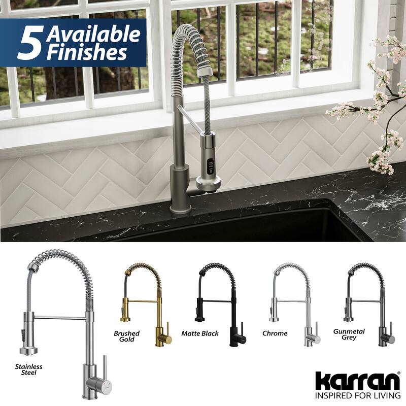Karran Loxton Touchless Single-Handle Pull-Down Sprayer Kitchen Faucet
