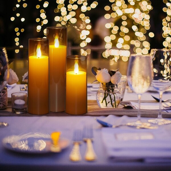 Flickering candle with timer 2025