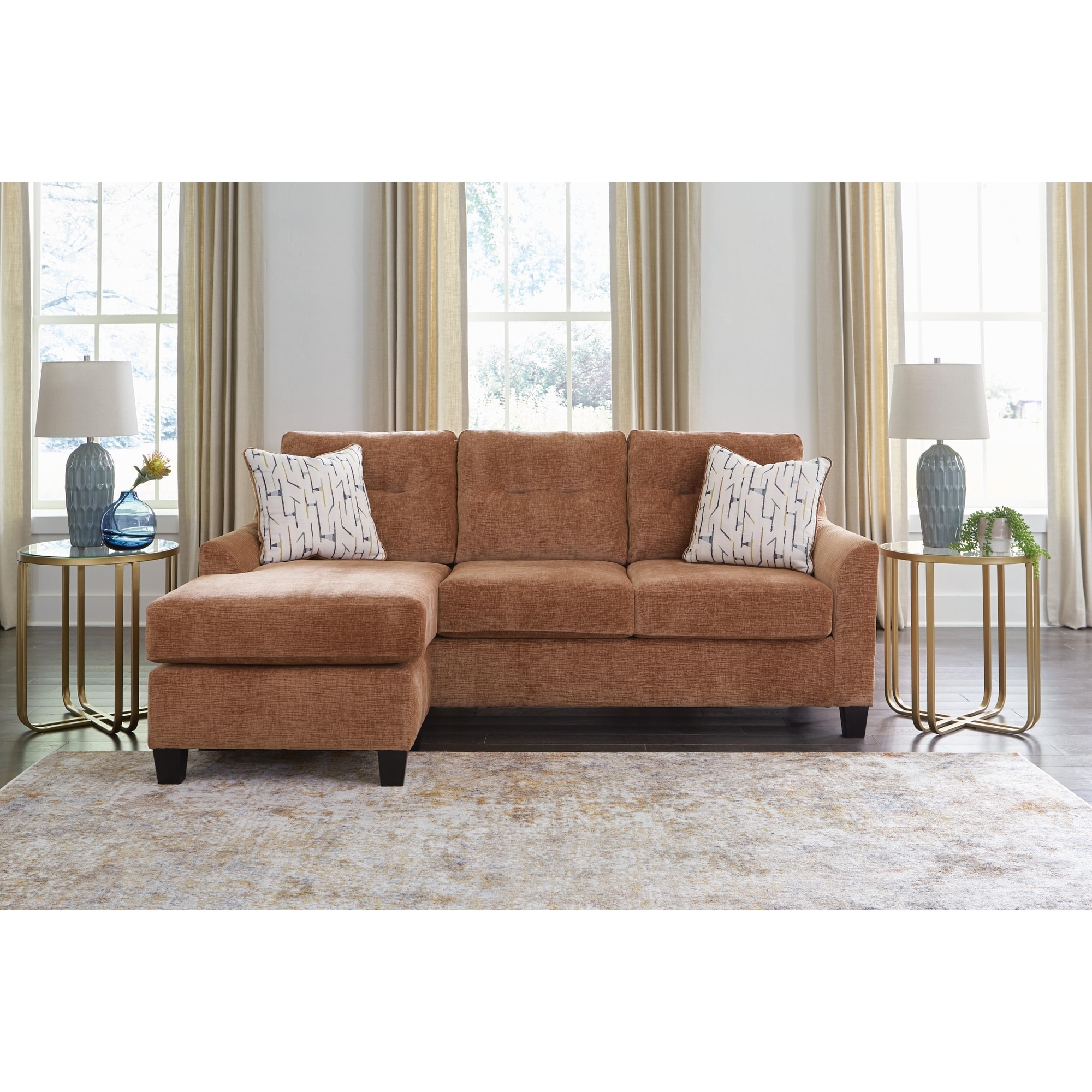 Signature Design by Ashley Amity Bay Sofa Chaise - 90"W x 62"D x 41"H