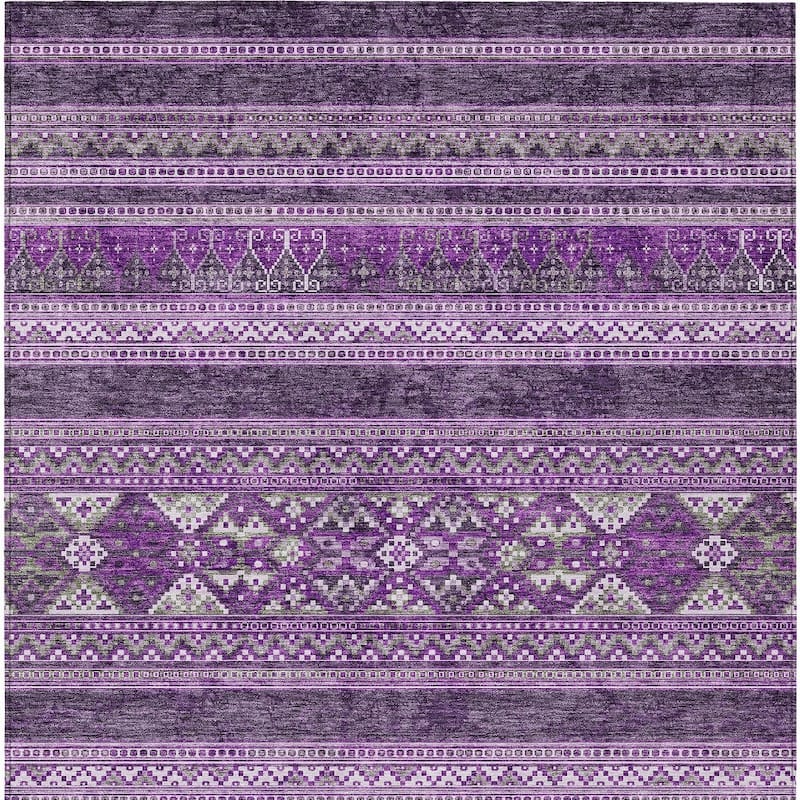 HomeRoots Southwestern Transitional Rectangle Outdoor Rug