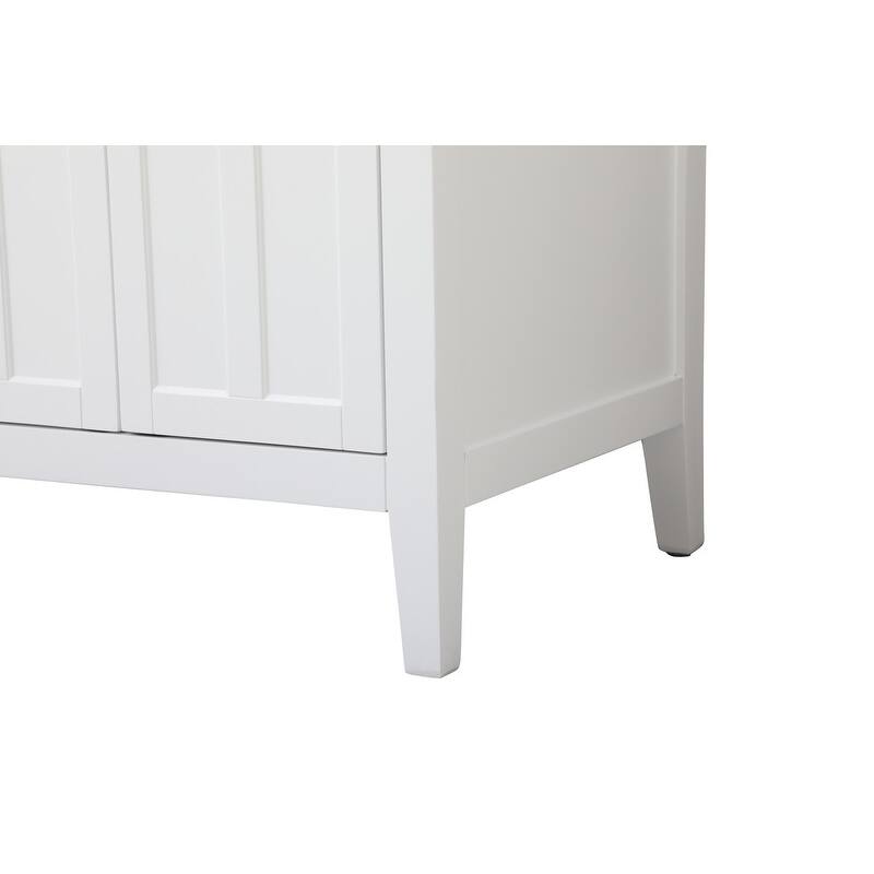 Modern 60" Double Bathroom Vanity Set