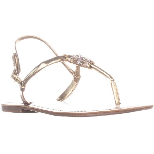 jessica simpson gold flat sandals