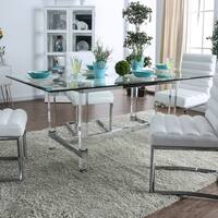 Buy Glass Kitchen Dining Room Tables Online At Overstock Our Best Dining Room Bar Furniture Deals