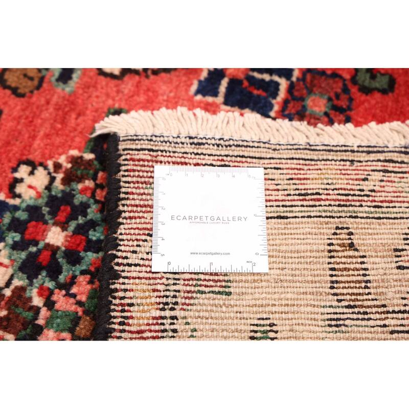 ECARPETGALLERY Hand-knotted Andelz Red Wool Rug - 2'10 x 10'0