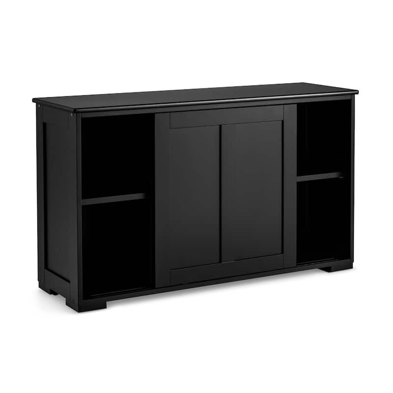Antique Stackable Kitchen Storage Sideboard with Height Adjustable Shelf - 42" x 13" x 23.5" (L x W x H)