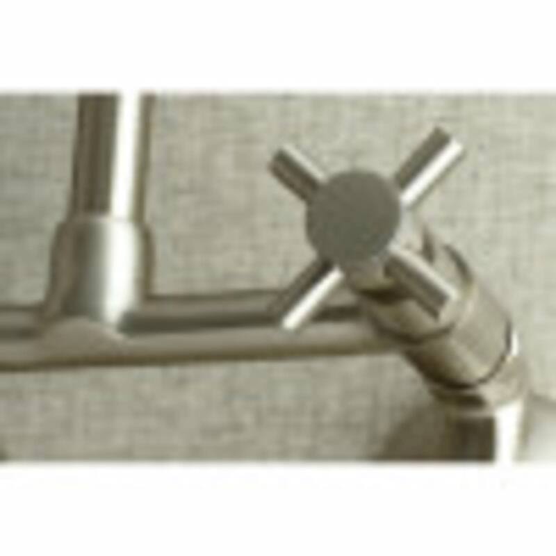 Kingston Brass Concord 1.8 GPM Wall Mounted Bridge Kitchen Faucet