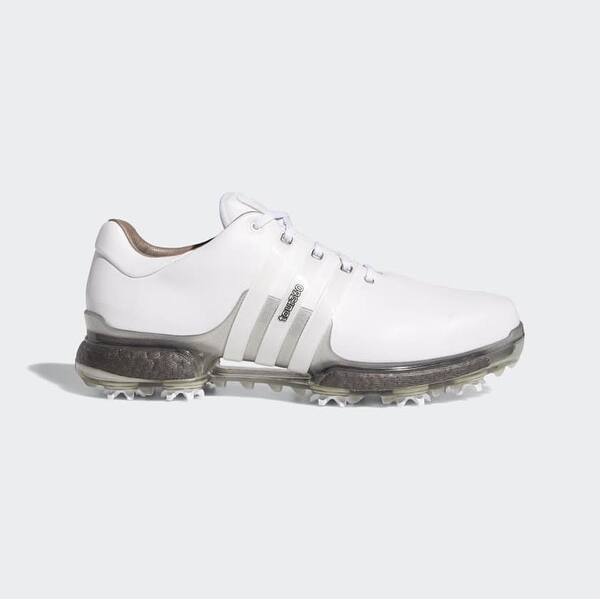 Shop New Men S Adidas Tour 360 Boost 2 0 Golf Shoes White Trace