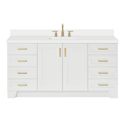 Ariel Q067SWQRVO Taylor 67" Free Standing Single Basin Vanity Set with